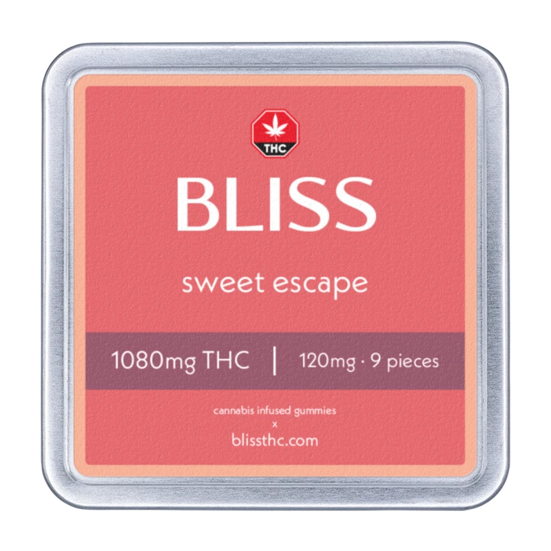 Bliss - Sweet Escape 1080mg THC